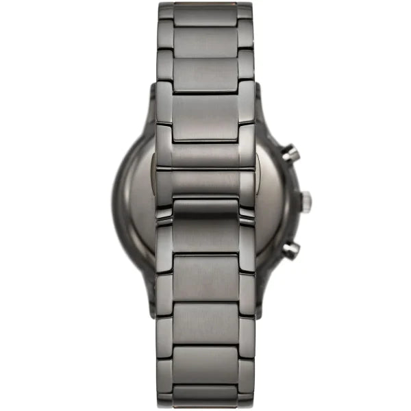 Emporio Armani Analog Chronograph Black Dial Black Steel Strap Watch For Men - AR11531 - Image 6